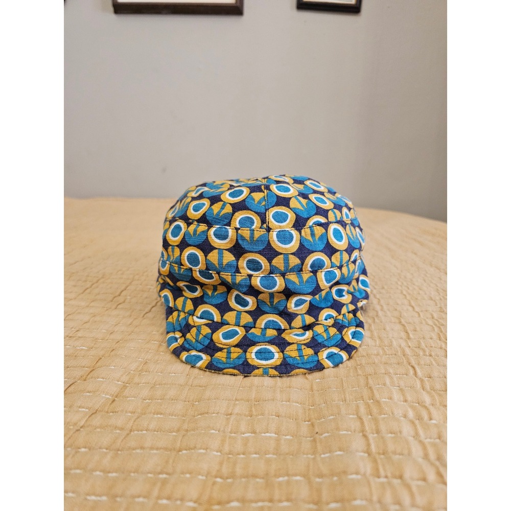 Pistil Reversible Cadet Hat Blue Yellow Floral Geometric Unisex Cap